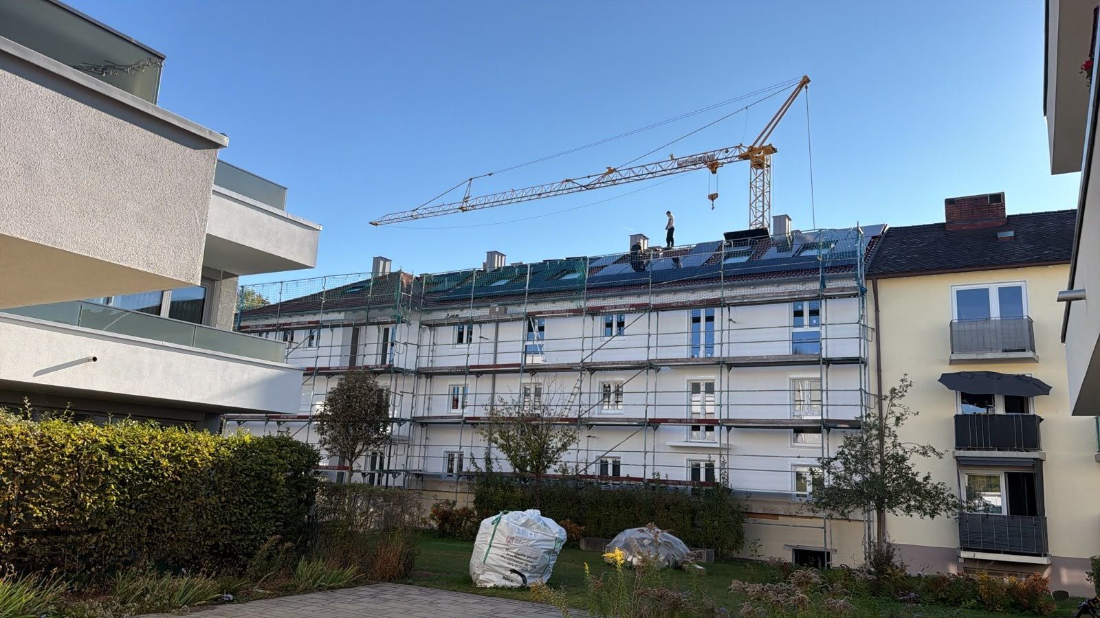 Mehrfamilienhaus in Gräfelfing, Baufortschritt