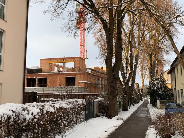 Mehrfamilienhaus in Erding, Baufortschritt